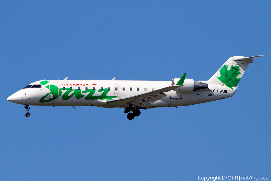 Air Canada Jazz Bombardier CRJ-100ER (C-FWJB) | Photo 386309