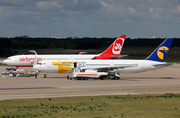 MIAT Mongolian Airlines Boeing 767-3W0(ER) (JU-1011) at  Berlin - Tegel, Germany