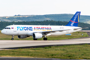FlyOne Armenia Airbus A320-214 (JU-1410) at  Chisinau - Kishinev, Moldova