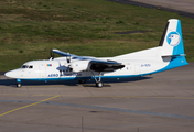 Aero Mongolia Fokker 50 (JU-8251) at  Cologne/Bonn, Germany