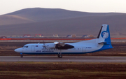 Aero Mongolia Fokker 50 (JU-8251) at  Ulaanbaatar - Chinggis Khan International, Mongolia