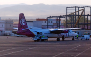 Mongolian Airlines Fokker 50 (JU-8881) at  Ulaanbaatar - Chinggis Khan International, Mongolia