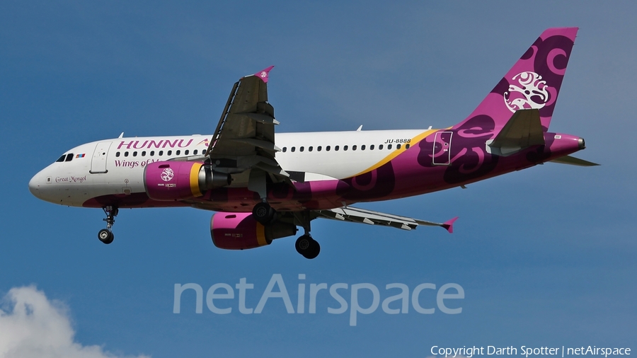 Hunnu Air Airbus A319-112 (JU-8888) | Photo 221827