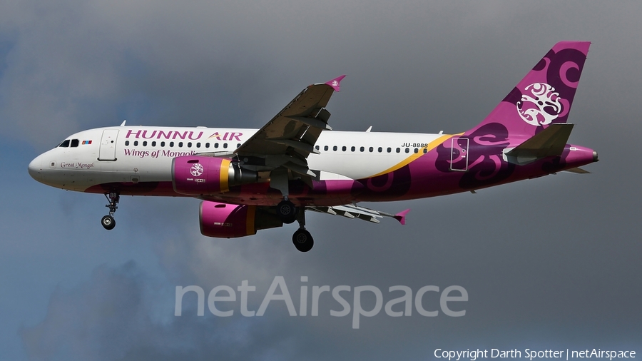 Hunnu Air Airbus A319-112 (JU-8888) | Photo 221828