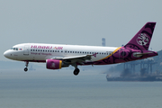 Hunnu Air Airbus A319-112 (JU-8889) at  Hong Kong - Chek Lap Kok International, Hong Kong