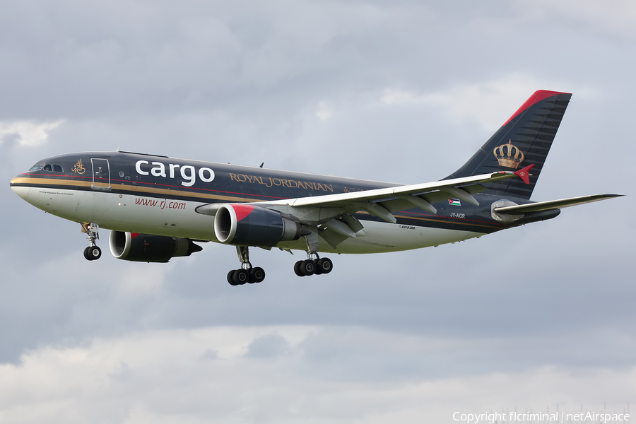 Royal Jordanian Cargo Airbus A310-304(F) (JY-AGR) | Photo 8545