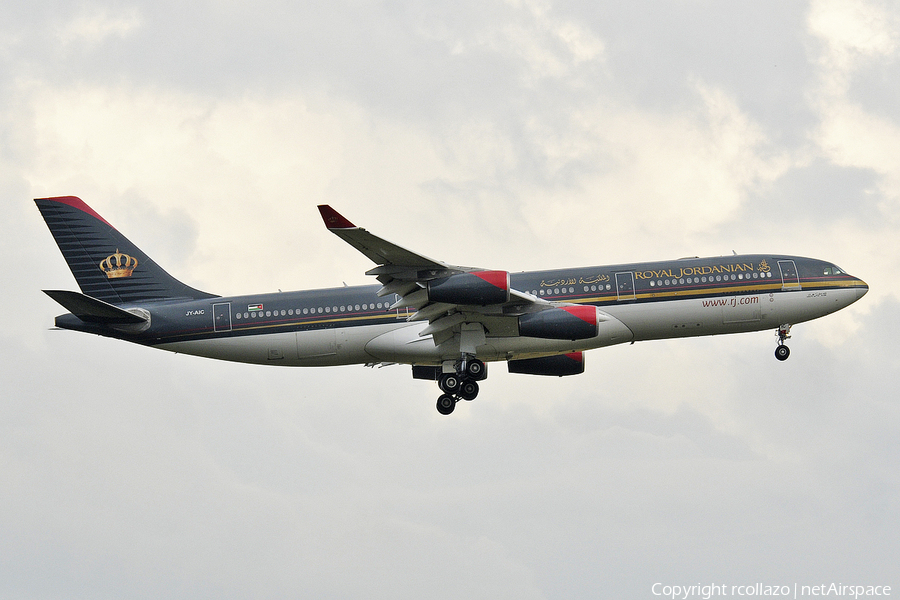 Royal Jordanian Airbus A340-212 (JY-AIC) | Photo 12584