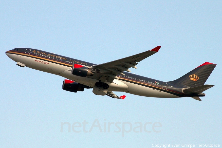 Royal Jordanian Airbus A330-223 (JY-AIE) | Photo 12342