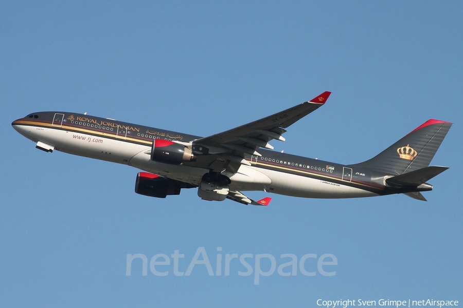 Royal Jordanian Airbus A330-223 (JY-AIE) | Photo 14598