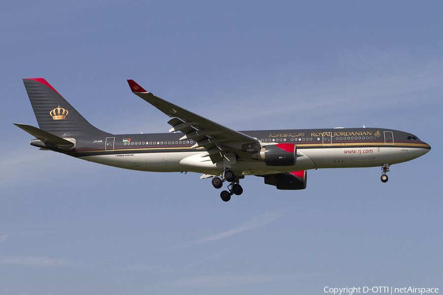 Royal Jordanian Airbus A330-223 (JY-AIE) | Photo 348534