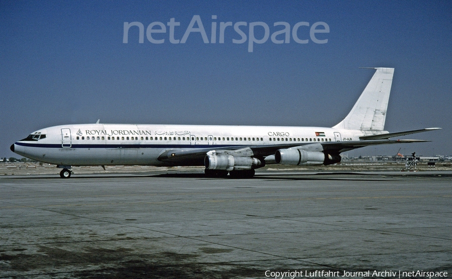 Royal Jordanian Cargo Boeing 707-3J6C (JY-AJN) | Photo 406107