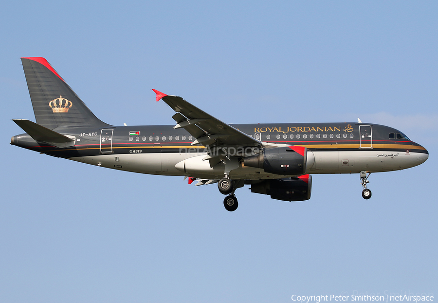 Royal Jordanian Airbus A319-112 (JY-AYC) | Photo 403219