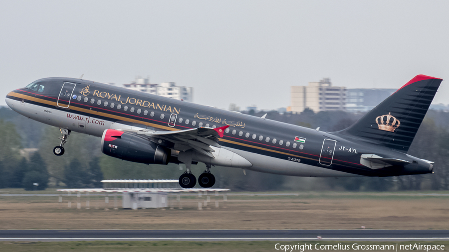Royal Jordanian Airbus A319-132 (JY-AYL) | Photo 410810