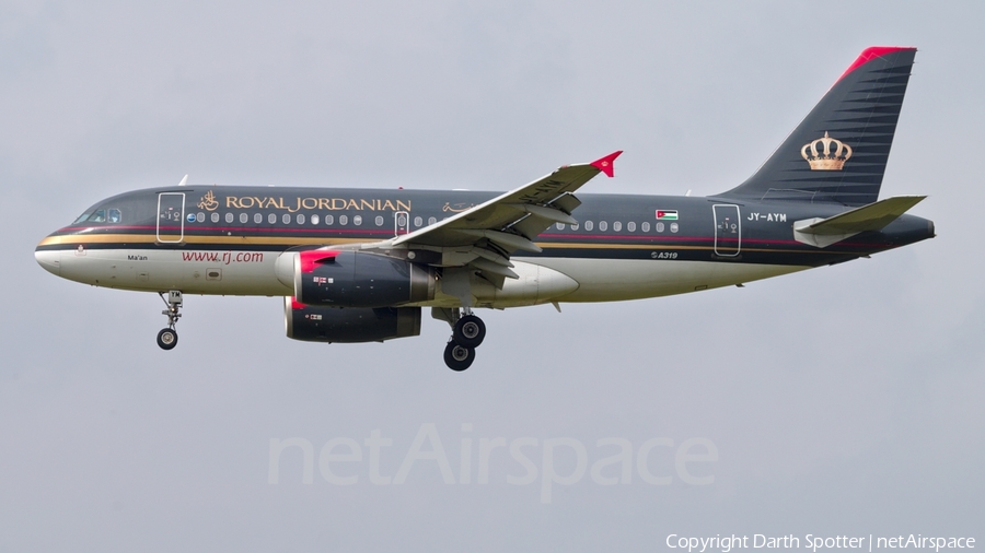 Royal Jordanian Airbus A319-132 (JY-AYM) | Photo 201865