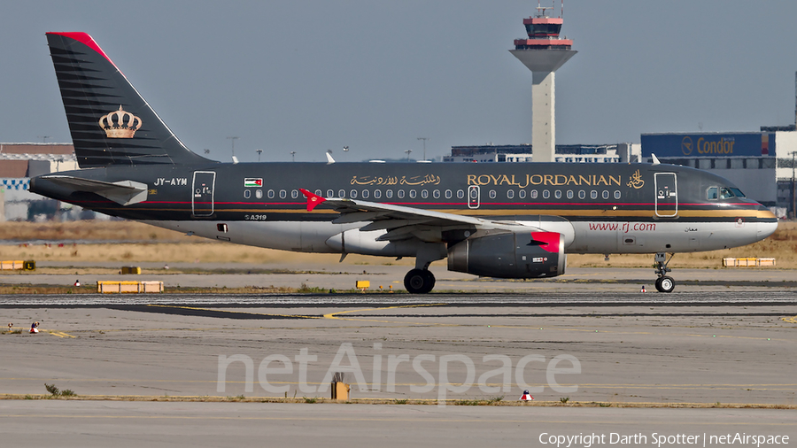 Royal Jordanian Airbus A319-132 (JY-AYM) | Photo 324719