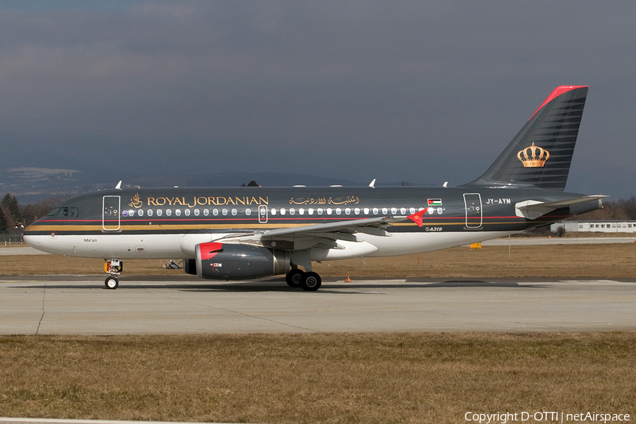 Royal Jordanian Airbus A319-132 (JY-AYM) | Photo 271919