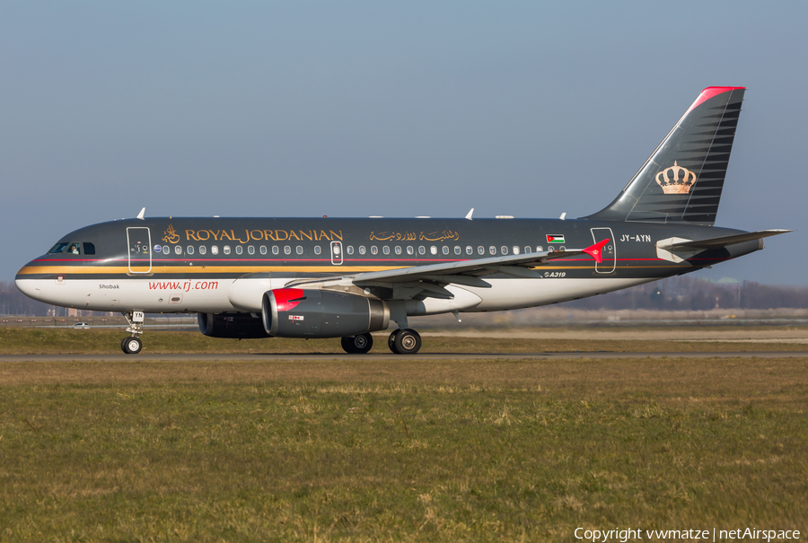 Royal Jordanian Airbus A319-132 (JY-AYN) | Photo 582845