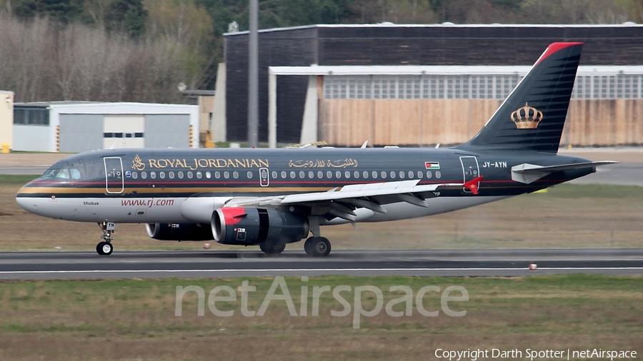 Royal Jordanian Airbus A319-132 (JY-AYN) | Photo 209621