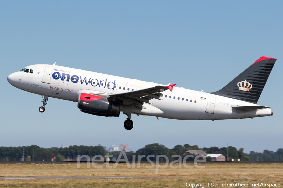 Royal Jordanian Airbus A319-132 (JY-AYP) | Photo 255898