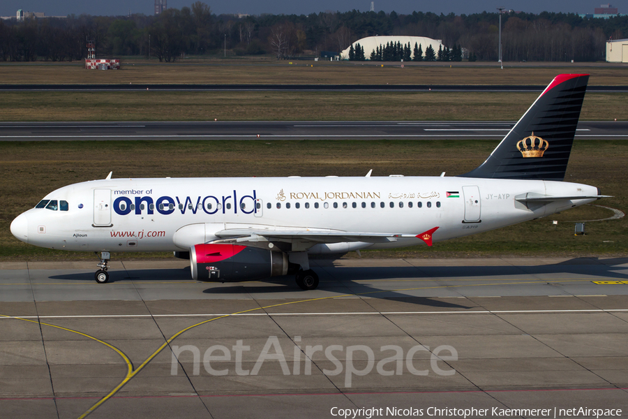 Royal Jordanian Airbus A319-132 (JY-AYP) | Photo 104035