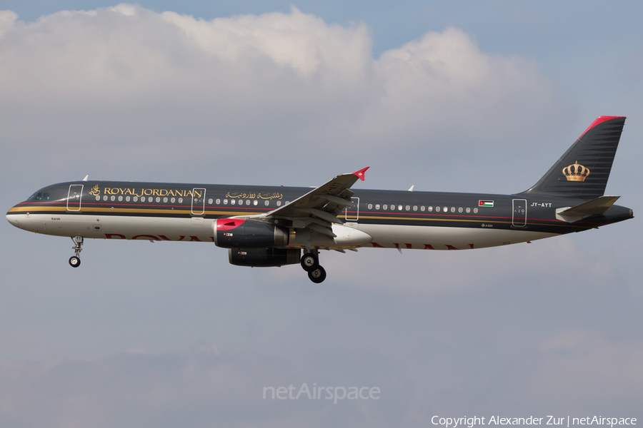 Royal Jordanian Airbus A321-231 (JY-AYT) | Photo 125883