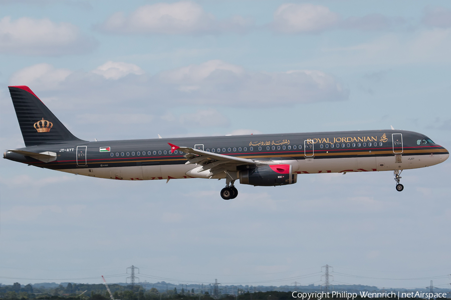 Royal Jordanian Airbus A321-231 (JY-AYT) | Photo 194122