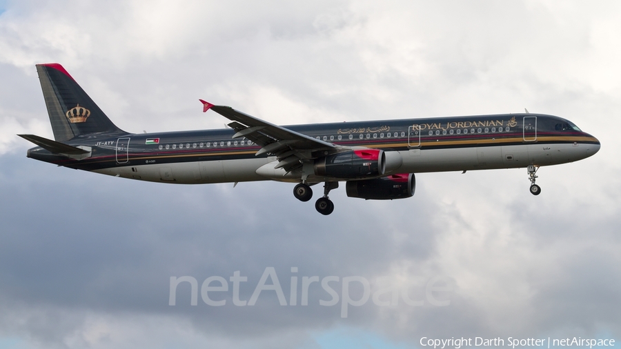 Royal Jordanian Airbus A321-231 (JY-AYV) | Photo 182289