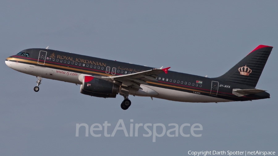 Royal Jordanian Airbus A320-232 (JY-AYX) | Photo 237323