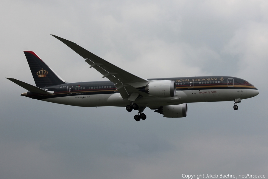 Royal Jordanian Boeing 787-8 Dreamliner (JY-BAA) | Photo 141341