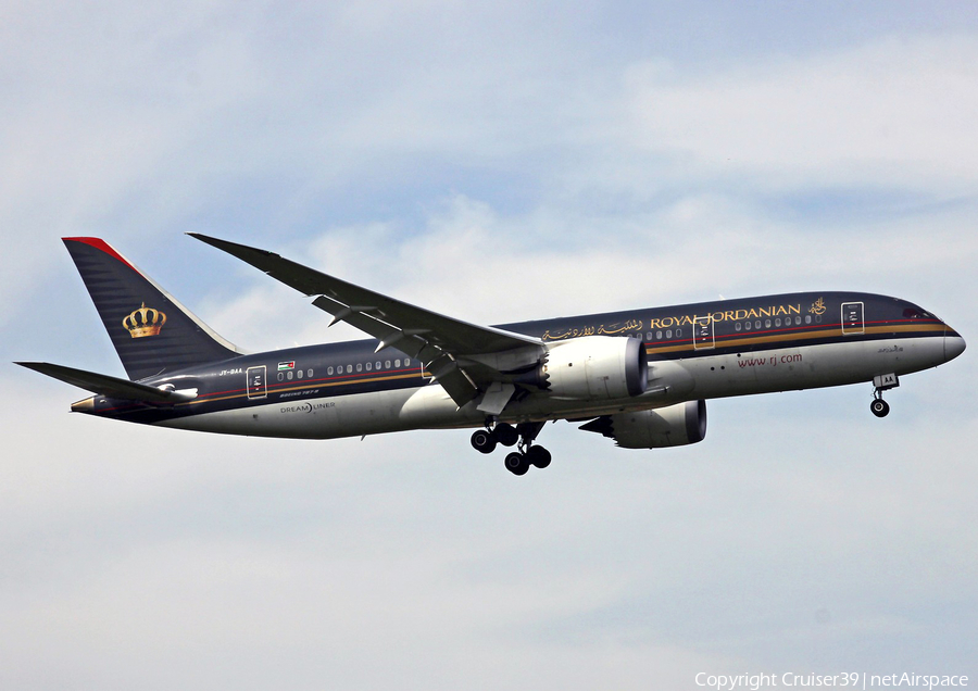 Royal Jordanian Boeing 787-8 Dreamliner (JY-BAA) | Photo 157651