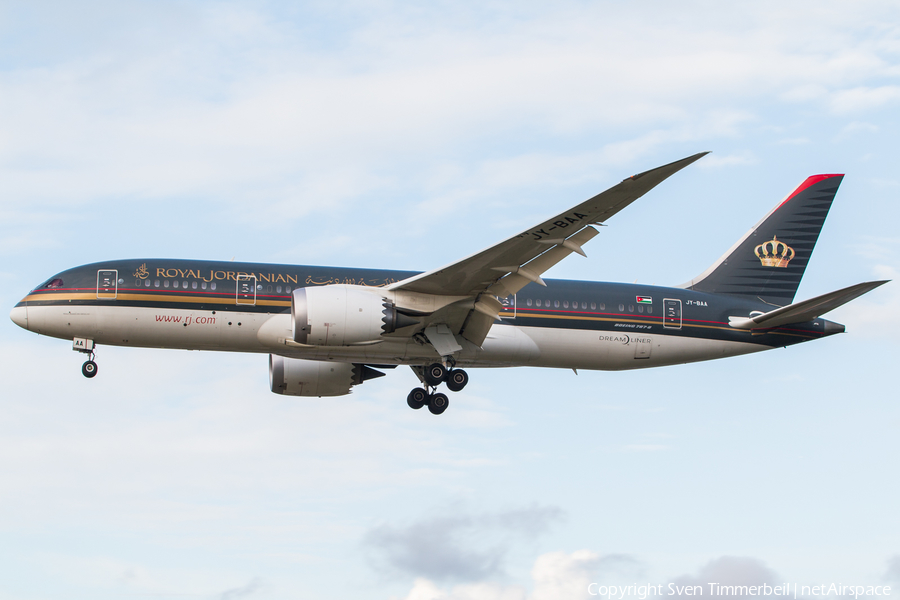 Royal Jordanian Boeing 787-8 Dreamliner (JY-BAA) | Photo 359486