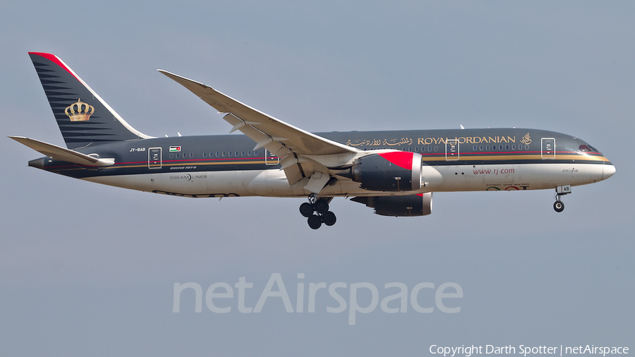Royal Jordanian Boeing 787-8 Dreamliner (JY-BAB) | Photo 319805