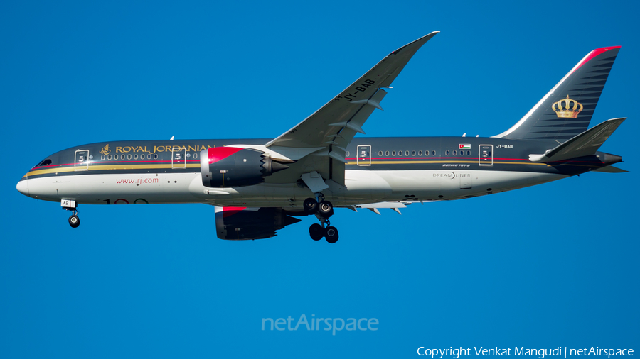 Royal Jordanian Boeing 787-8 Dreamliner (JY-BAB) | Photo 193606