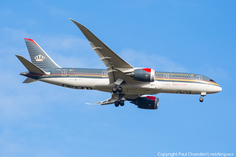 Royal Jordanian Boeing 787-8 Dreamliner (JY-BAB) | Photo 407261