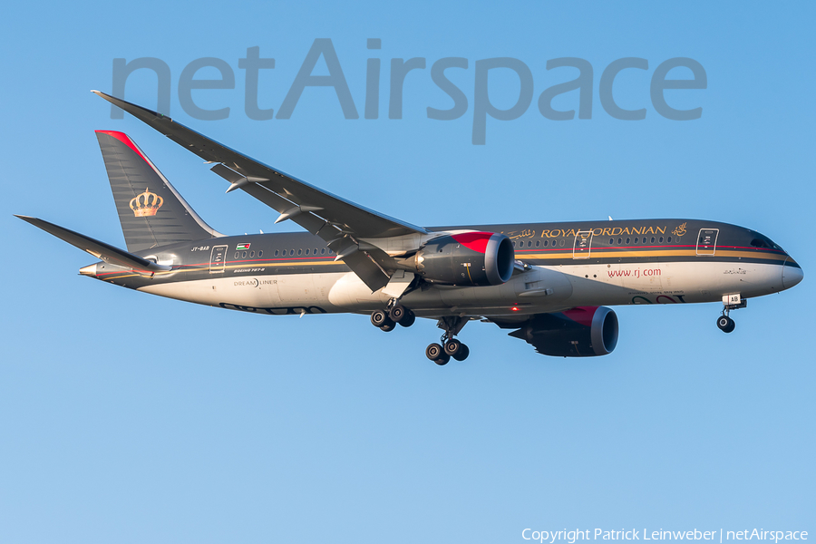 Royal Jordanian Boeing 787-8 Dreamliner (JY-BAB) | Photo 279538