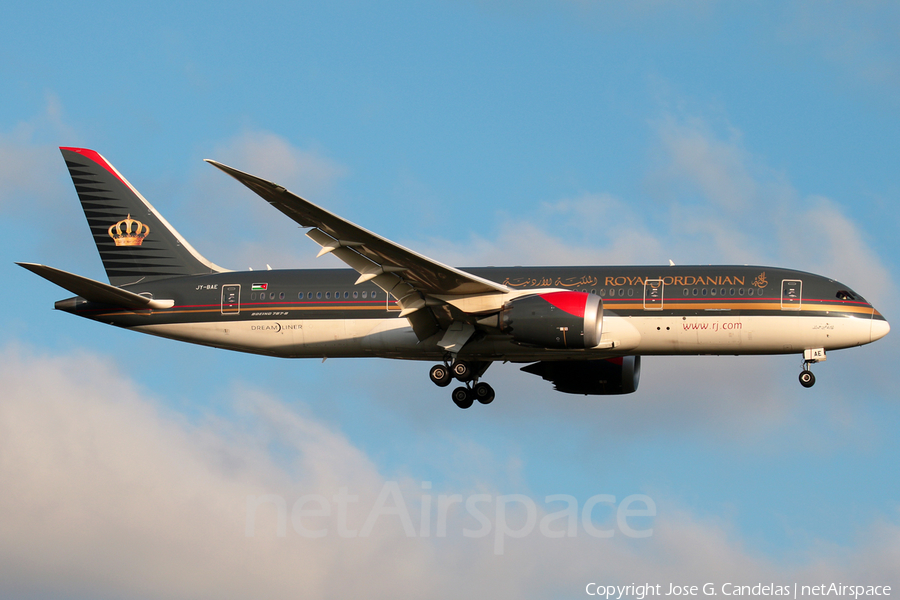 Royal Jordanian Boeing 787-8 Dreamliner (JY-BAE) | Photo 125391