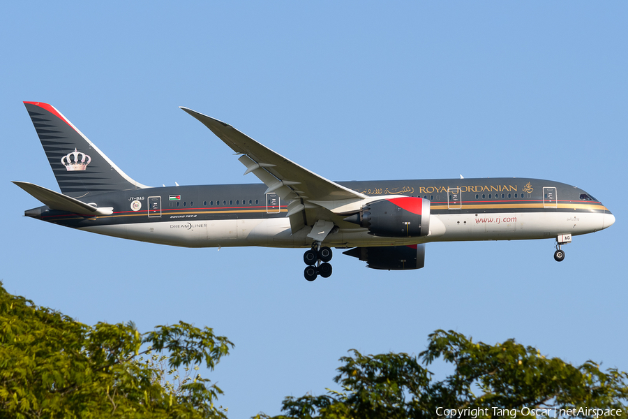 Royal Jordanian Boeing 787-8 Dreamliner (JY-BAG) | Photo 527641