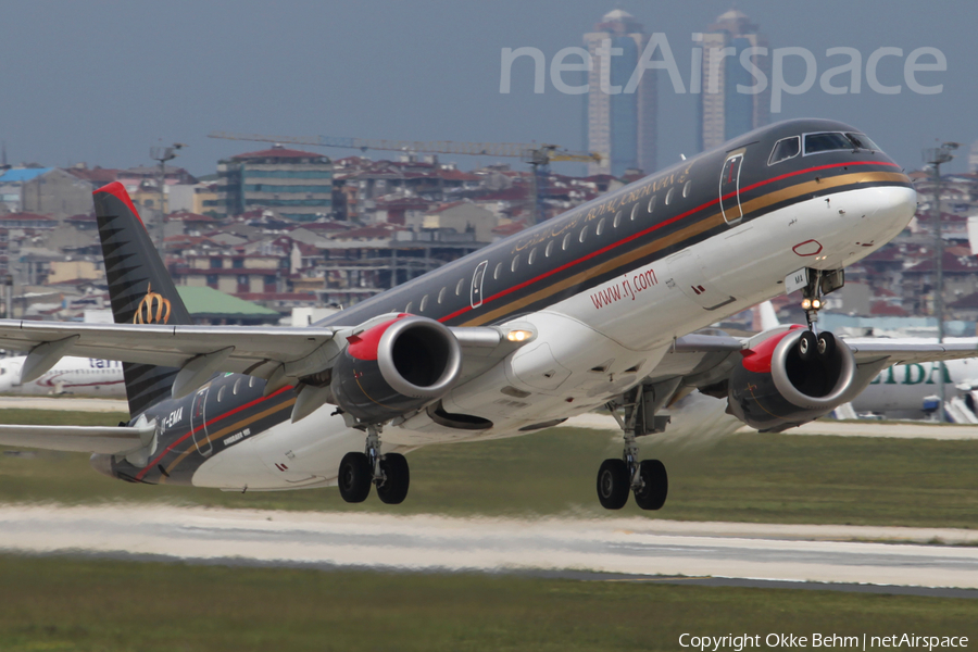 Royal Jordanian Embraer ERJ-195LR (ERJ-190-200LR) (JY-EMA) | Photo 95287