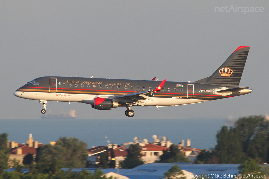 Royal Jordanian Embraer ERJ-175LR (ERJ-170-200LR) (JY-EMD) | Photo 39496