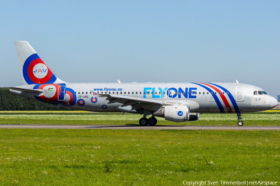 FlyOne Airbus A320-211 (JY-JAC) | Photo 587594