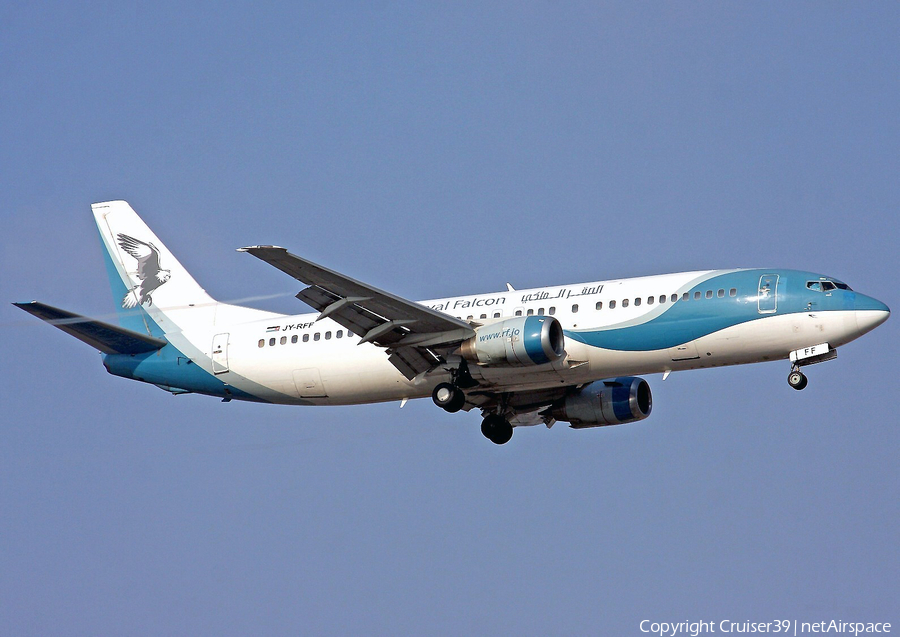 Royal Falcon Boeing 737-4K5 (JY-RFF) | Photo 135015
