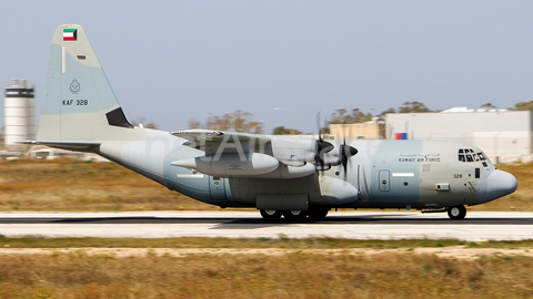 Kuwait Air Force Lockheed Martin KC-130J Super Hercules (KAF328) at  Luqa - Malta International, Malta