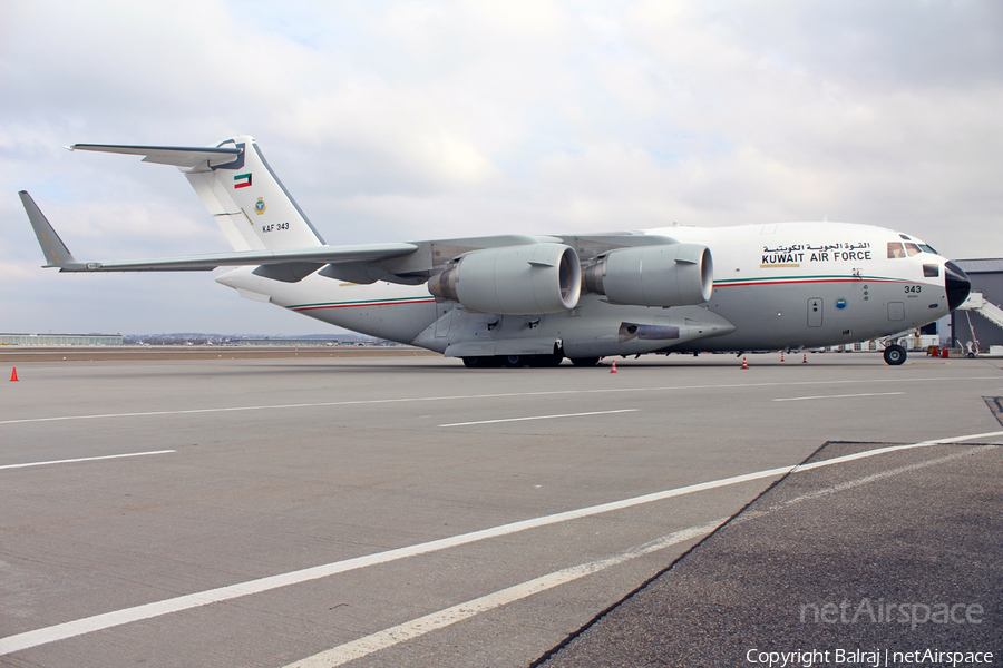 Kuwait Air Force Boeing C-17A Globemaster III (KAF343) | Photo 101819