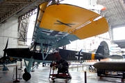 Luftwaffe Fieseler Fi-156C-3 Storch (KRQX) at  Brussels Air Museum, Belgium