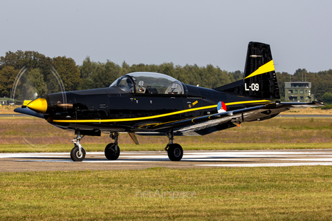 Royal Netherlands Air Force Pilatus PC-7M (L-09) at  Kleine Brogel AFB, Belgium