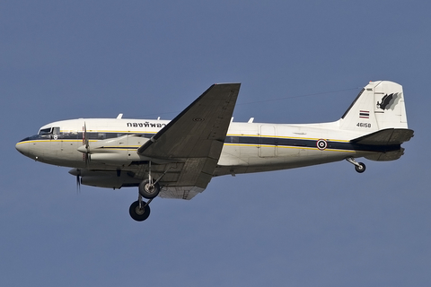 Royal Thai Air Force Douglas (Basler) BT-67 Turbo 67 (L2K-8/47) at  Bangkok - Don Mueang International, Thailand