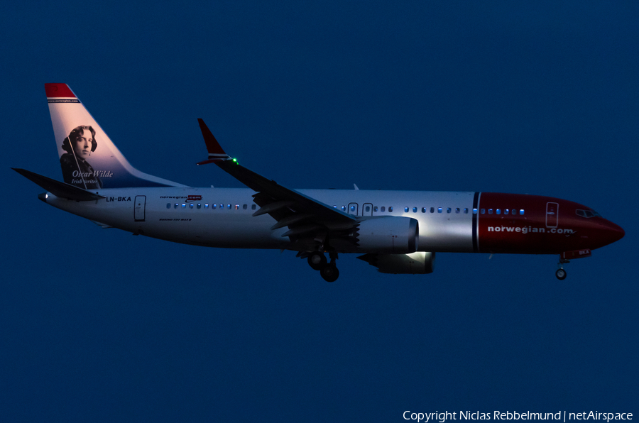 Norwegian Air Shuttle Boeing 737-8 MAX (LN-BKA) | Photo 260520