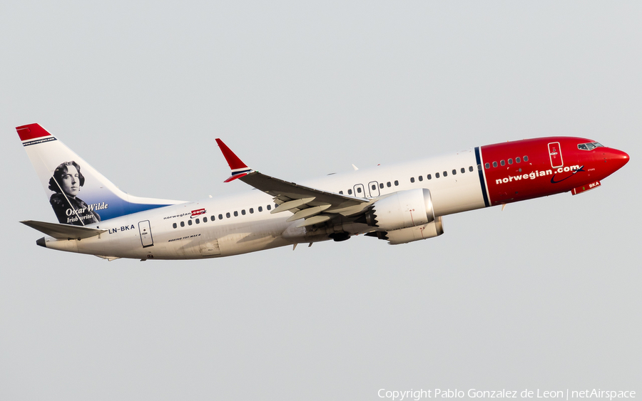 Norwegian Air Shuttle Boeing 737-8 MAX (LN-BKA) | Photo 336849