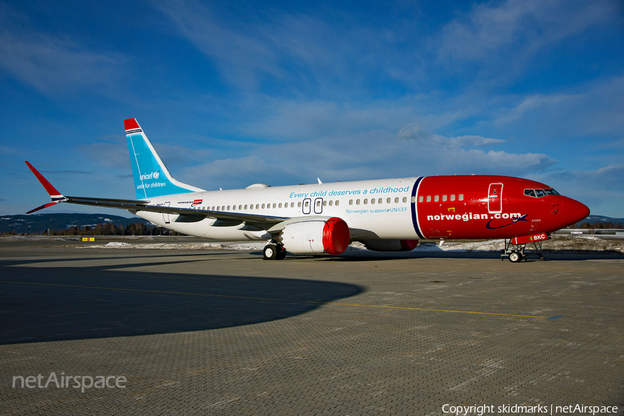 Norwegian Air Shuttle Boeing 737-8 MAX (LN-BKC) | Photo 306843