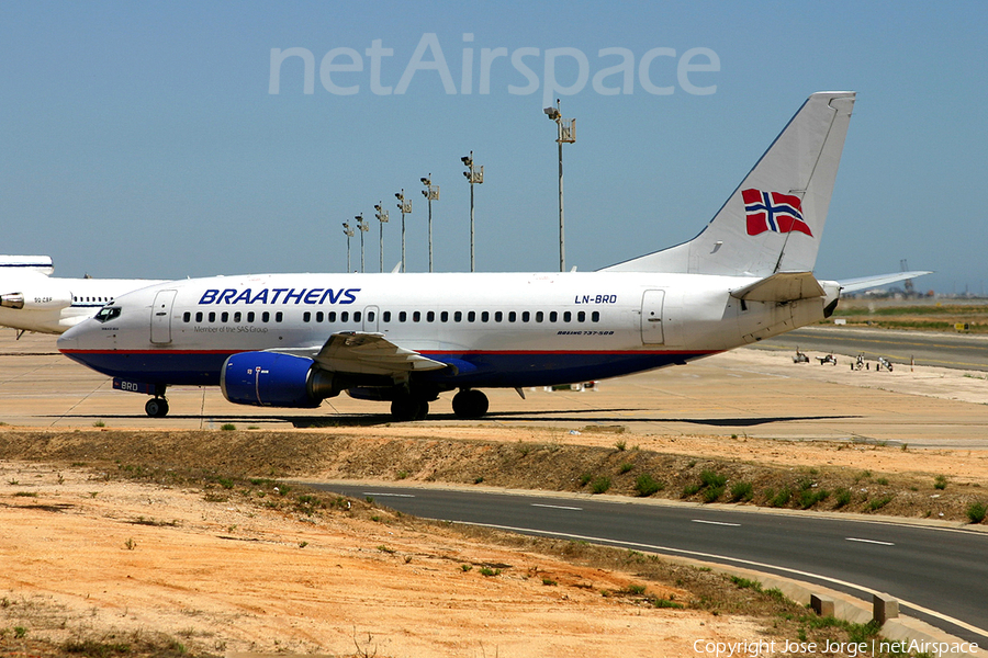 Braathens Boeing 737-505 (LN-BRD) | Photo 387507